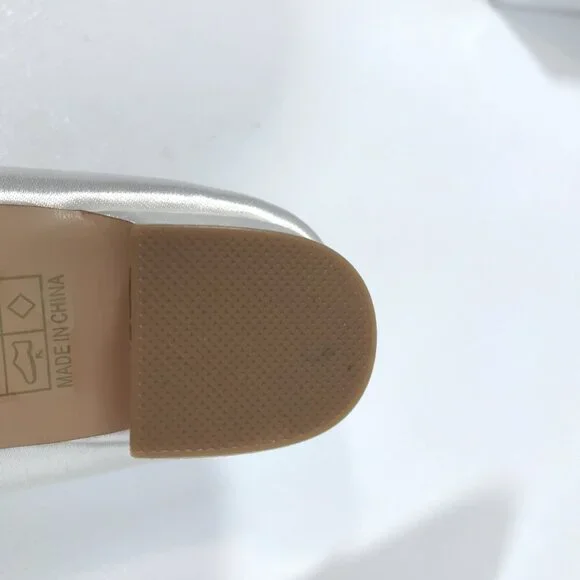 Girls Satin Shoes White 1.5 Communion Bridal Shoes Floral Rhinestone Ankle Strap - Picture 12 of 13